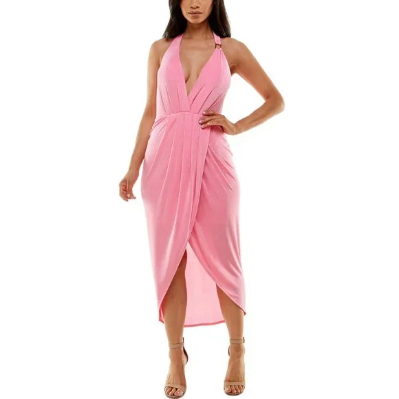 bebe | Dresses | Bebe Women Sleeveless Faux Wrap Tea Length Halter Highlow Dress Sz S M L Pink | Poshmark bebe | Dresses | Bebe Women Sleeveless Faux Wrap Tea Length Halter Highlow Dress Sz S M L Pink | Poshmark